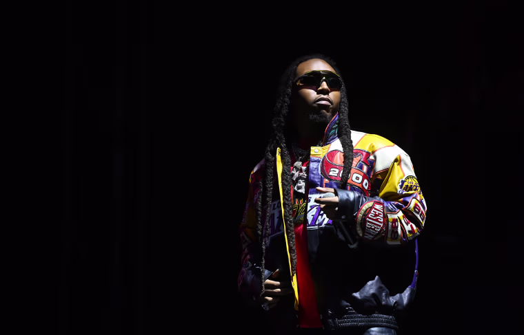 Takeoff performs in Atlanta, on Oct. 8, 2022.