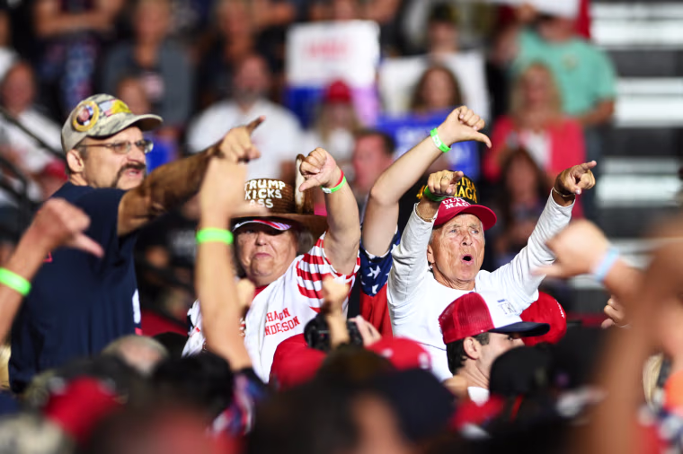 Supporters of Former President Donald Trump