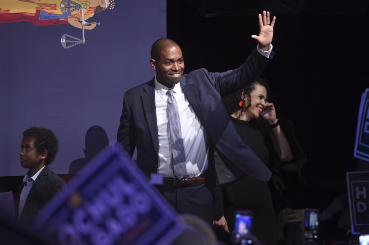 Antonio Delgado at an election night event in New York, on Nov. 8, 2022.