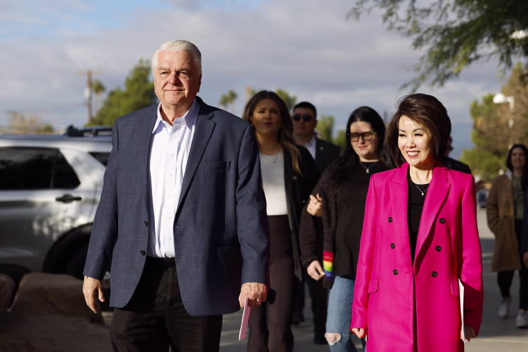 Image: Nevada Governor Sisolak Votes In Midterm Election