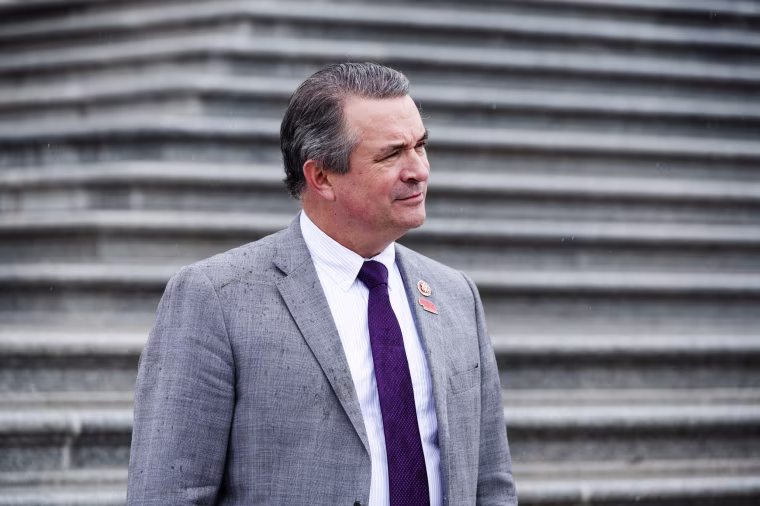 Rep. Don Bacon, R-Neb., on the House steps of the Capitol in 2020.