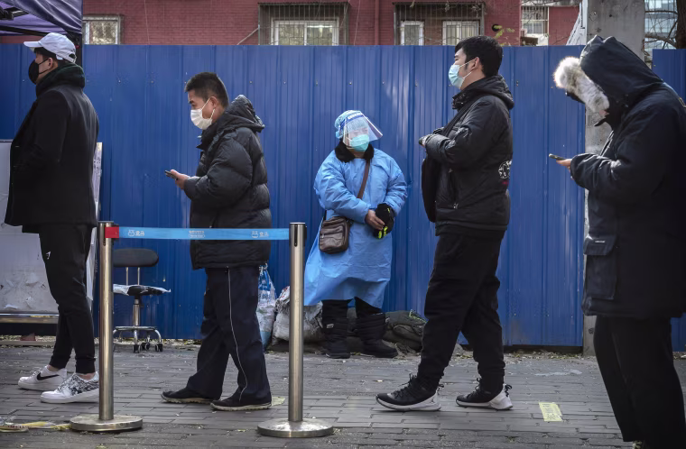Image: China Battles Outbreaks As Country Records Record Cases