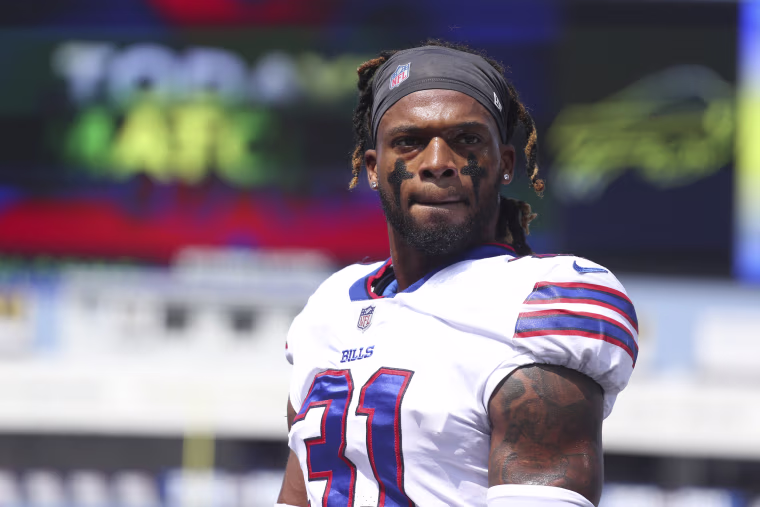 Damar Hamlin in Orchard Park, N.Y