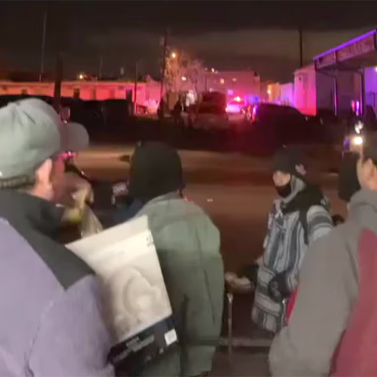 Video obtained by NBC News shows Customs and Border Protection officers, as well as El Paso police, in the streets outside a Catholic church shelter and bus station.