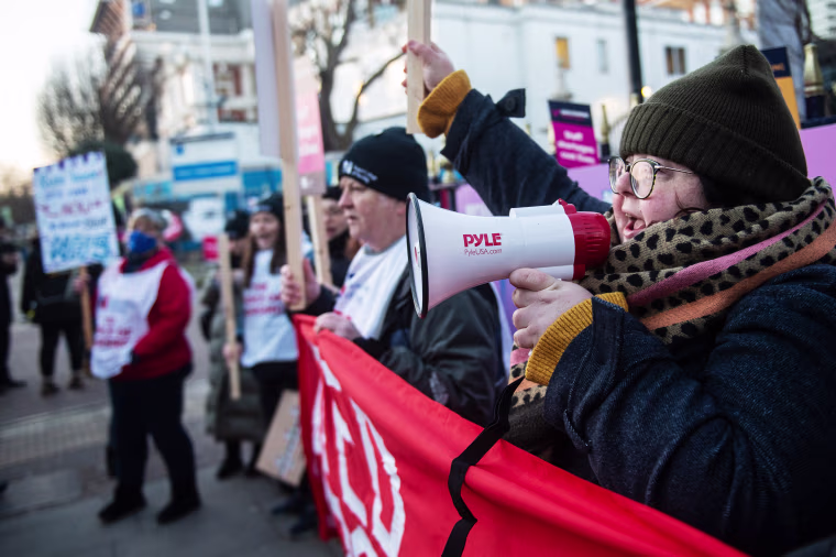 Nurses Continue To Strike Over Pay And Conditions