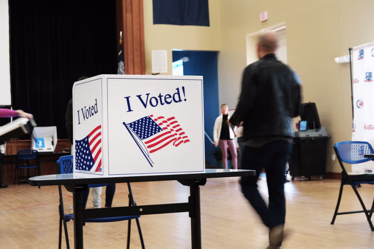 People vote in the Presidential primary election in Charleston, S.C.