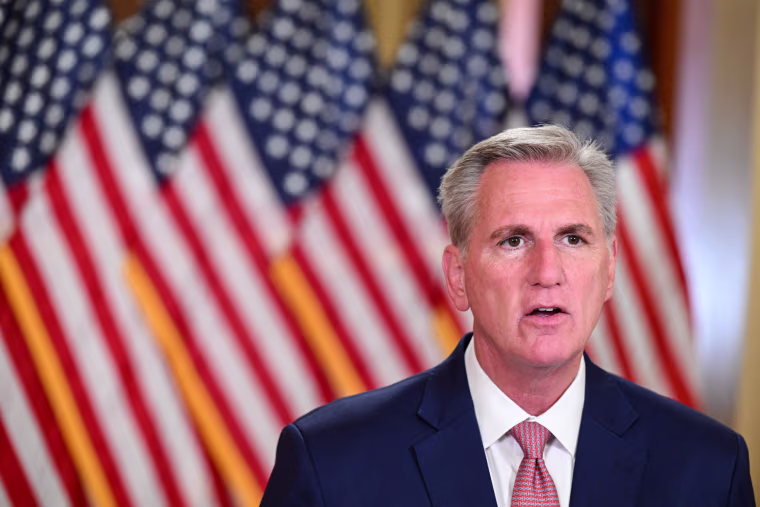 Speaker of the House Kevin McCarthy, R-Calif., at the Capitol on Feb. 6, 2023.