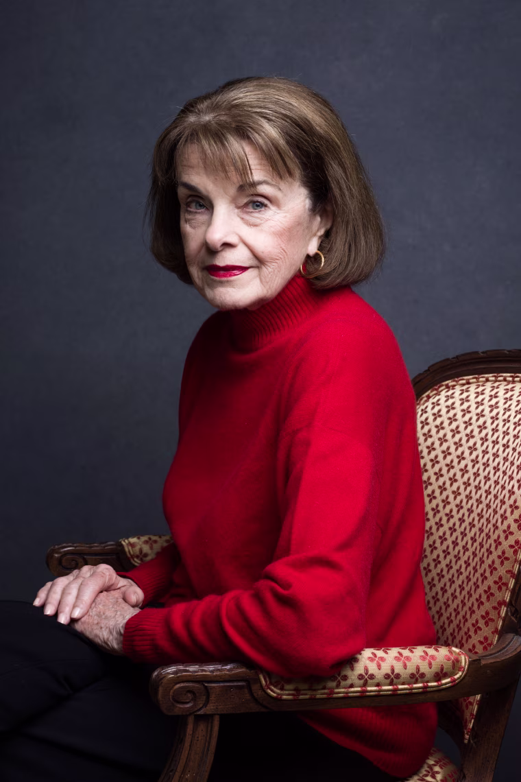 Sen. Dianne Feinstein, D-Calif., poses in Washington on Jan. 4, 2019.