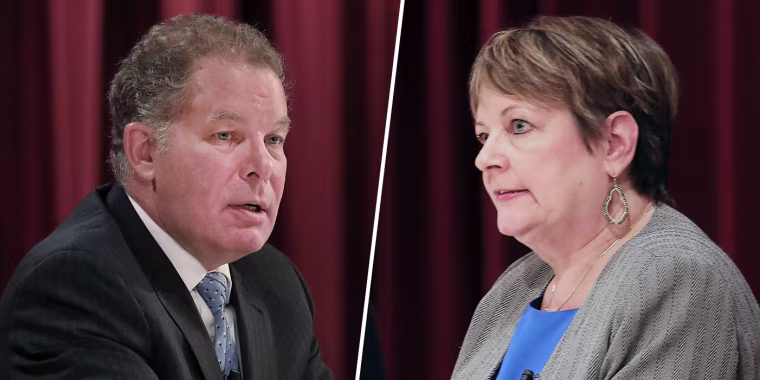 Daniel Kelly and Janet Protasiewicz