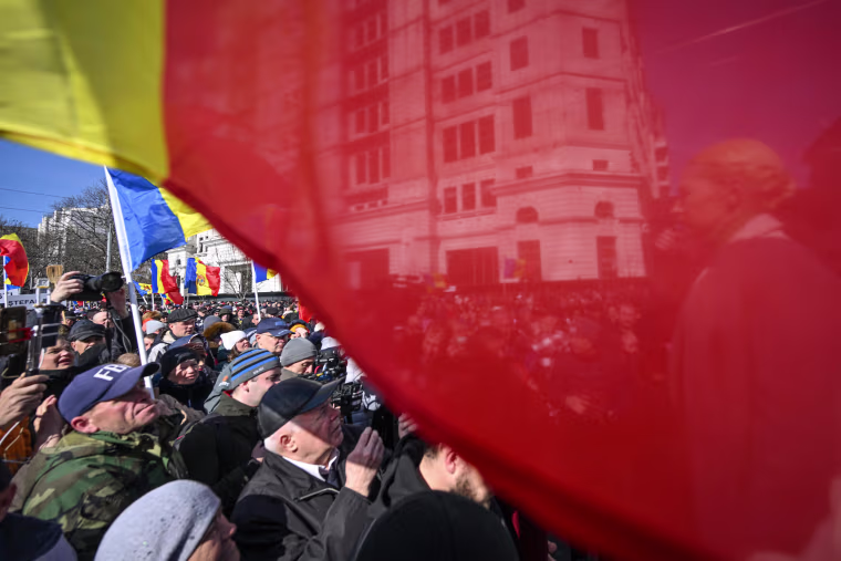  - Around 3,000 people attended on March 12, 2023, afternoon in the capital Chisinau as the party of a fugitive pro-Russian oligarch has again mobilised people in recent weeks against the pro-European government, amid heightened tensions between Moscow and Chisinau.