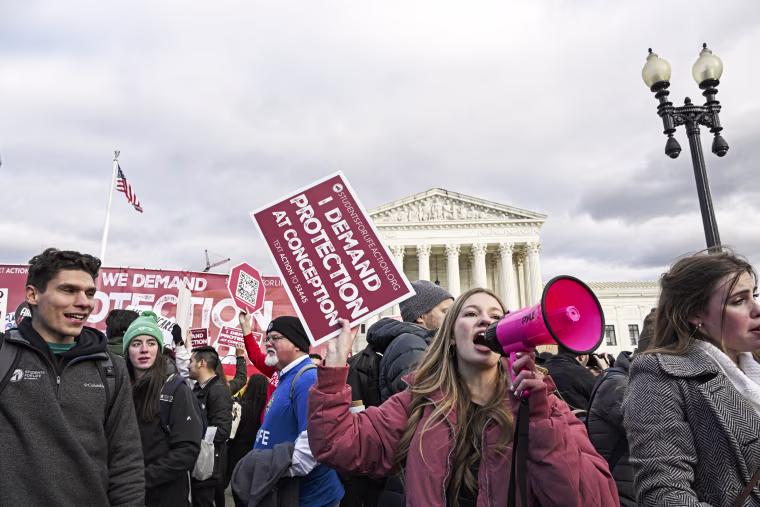 Pro-life supporters march in Washington D.C.