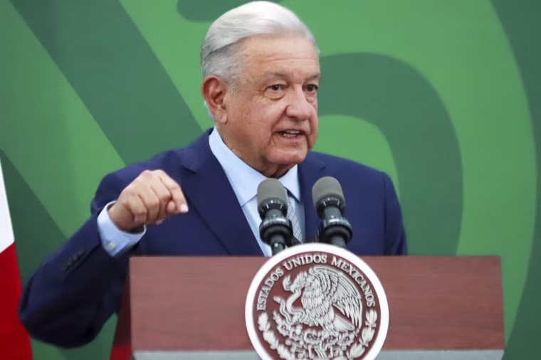 March 09, 2023, Mexico City, Mexico: Mexico's President Andres Manuel Lopez Obrador speaks during his briefing morning conference , at the Intelligence Center of the Ministry of Public and Citizen Security, on March 9, 2023 in Mexico City, Mexico.