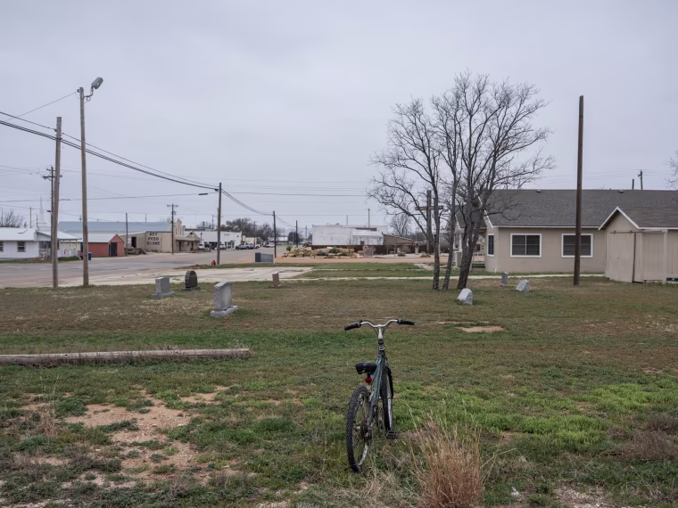 The town of Robert Lee, Texas has a population of 1,022 according to the U.S. Census Bureau, photographed on, March 9, 2023.