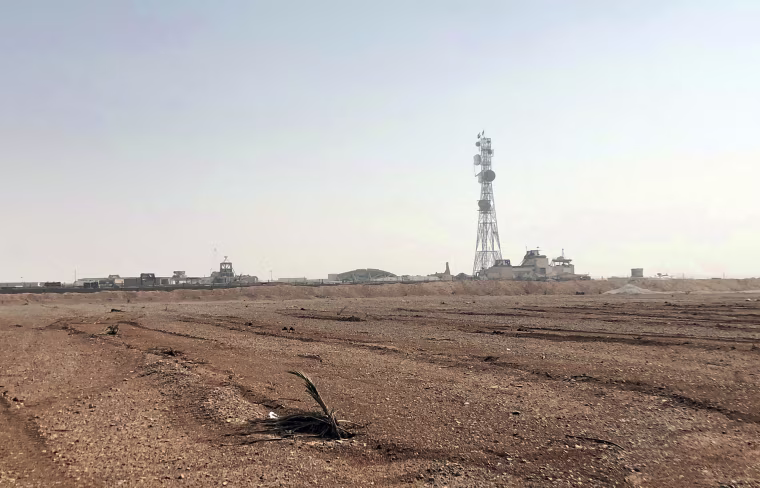 The at-Tanf Garrison military outpost in Syria