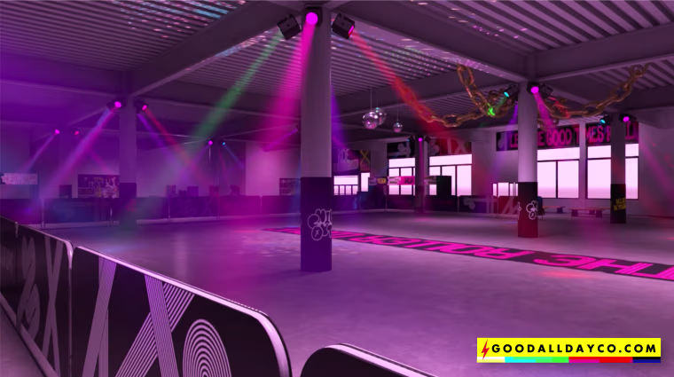 Roller Wave House BK includes a 9,000 square-foot rink within the massive 24,000 square-foot space.
