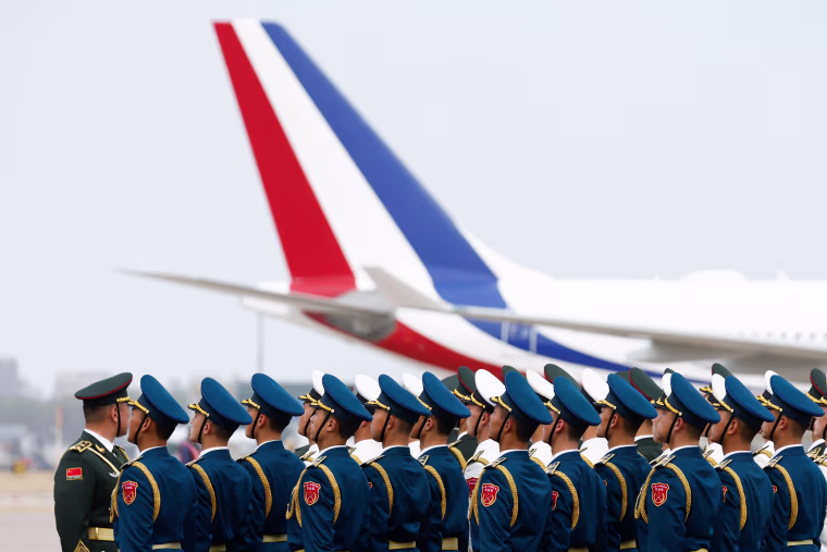 Macron in China
