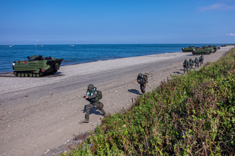 Taiwan Conducts Live Fire Military Exercises