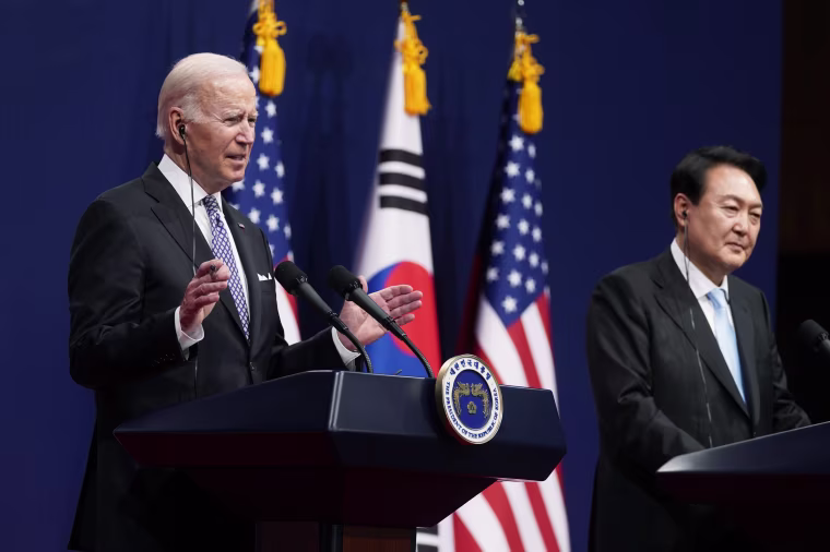 Joe Biden,Yoon Suk Yeol