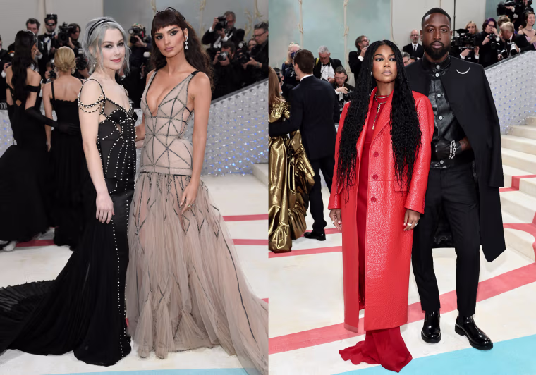 Image: Phoebe Bridgers, Emily Ratajkowski; Gabrielle Union and Dwayne Wade.
