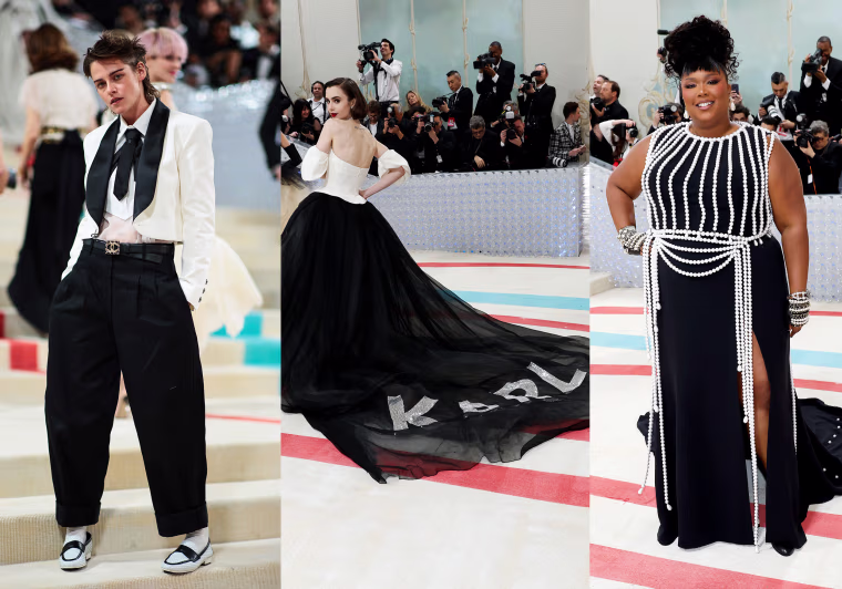 Image: Kristen Stewart, Lily Collins and Lizzo