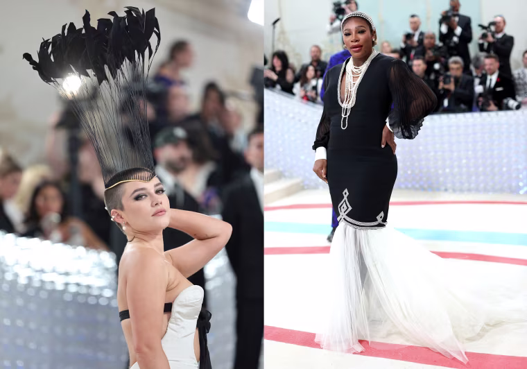 Image: Florence Pugh and Serena Williams
