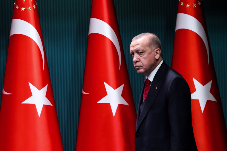 Turkish President Recep Tayyip Erdogan in Ankara on Sept. 21, 2020.
