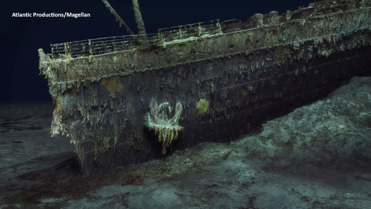 The 3D scans were created using deep-sea mapping, in which submersible camera systems take overlapping photographs that are then converted into 2D or 3D digital models.
