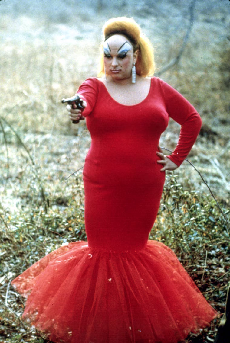Divine in "Pink Flamingos," in 1972.