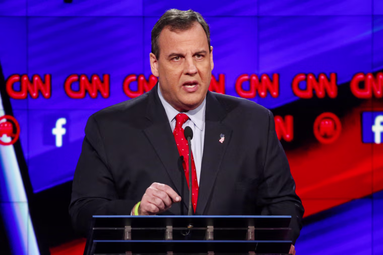 Chris Christie during the CNN Republican presidential debate in Las Vegas on Dec. 15, 2015.