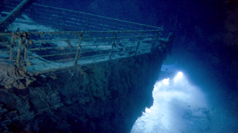 Image: In September 2001, director James Cameron and a group of scientists embarked on an expedition to the Titanic wreckage.