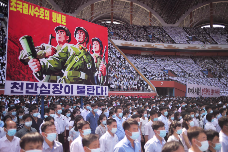 North Korea Anti US Demonstration