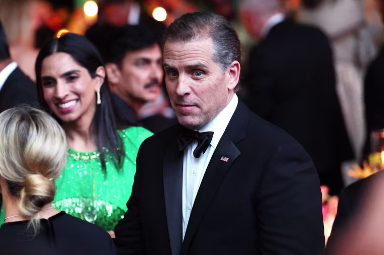 Hunter Biden attends the state dinner at the White House