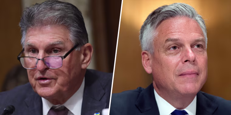 Sen. Joe Manchin and former Gov. Jon Huntsman.
