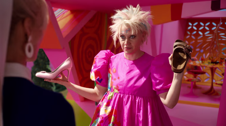 Kate McKinnon in "Barbie." 