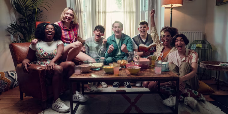 A scene from the new season of Netflix's "Heartstopper."