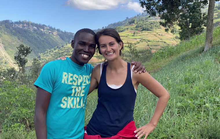 Alix Dorsainvil with her husband, Sandro Dorsainvil, founder and director of El Roi Haiti.