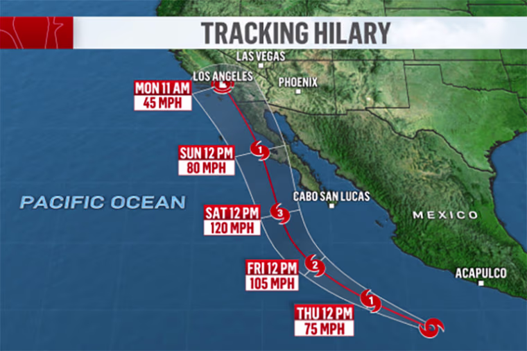 Tropical Storm Hilary.