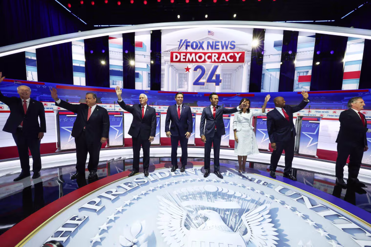 Presidential Hopefuls Square Off In First GOP Debate