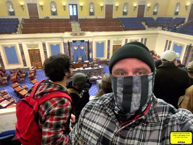 Joe Biggs in the Senate gallery.