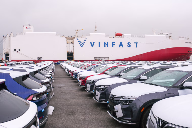 VinFast Ships its First Shipment of Vehicles to US