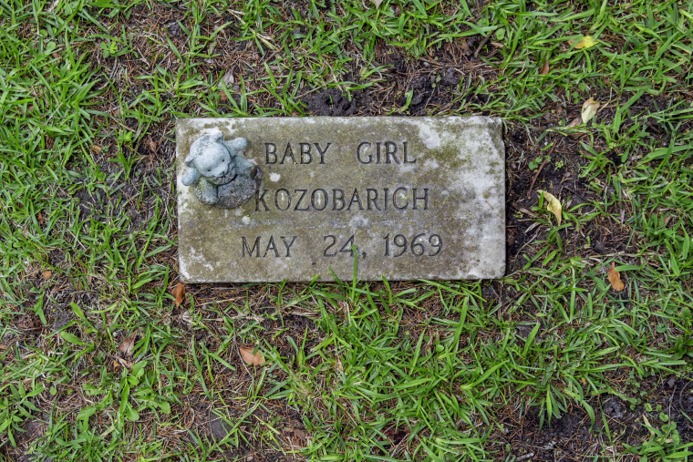 Image:  "Baby Girl" Kocobarich's plot at "Baby Heaven" in Jacksonville, N.C.
