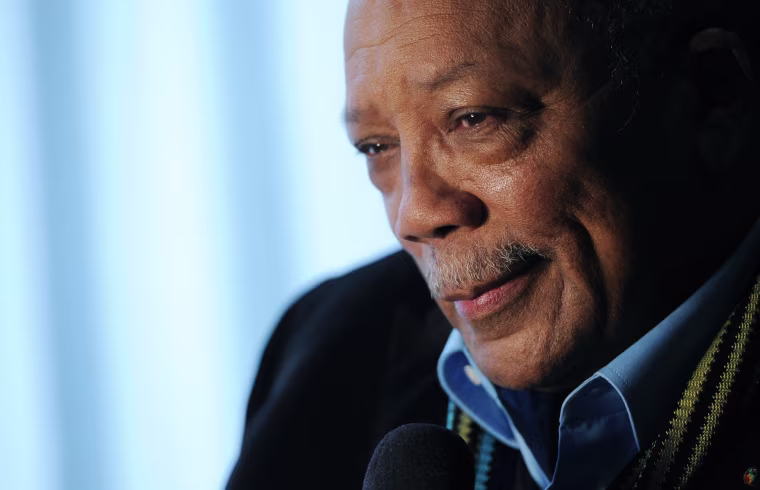 Quincy Jones in Los Angeles on Dec. 11, 2012.