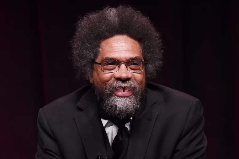 Cornel West smiles