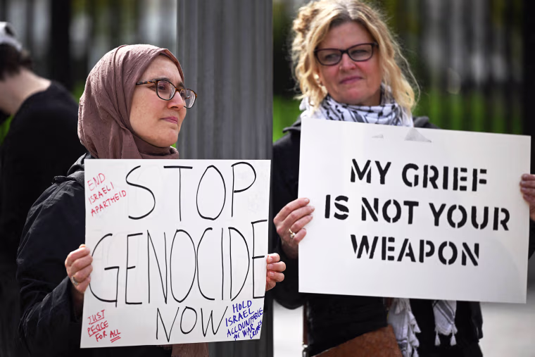 Israel Hamas conflict protest White House