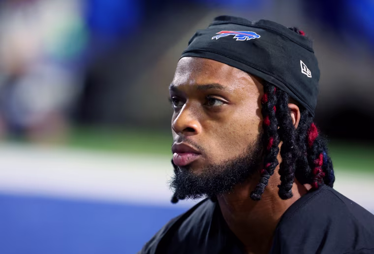 Damar Hamlin #3 of the Buffalo Bills