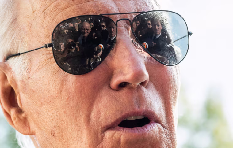 President Joe Biden outside the White House.