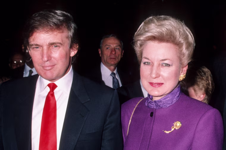 Donald Trump and Maryanne Trump at the opening of his Taj Mahal Casino in Atlantic City,