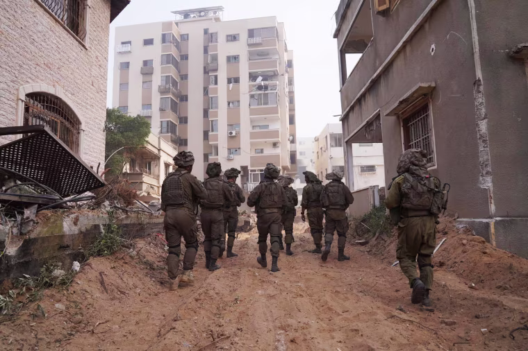 Ongoing ground operation of the Israeli army against Palestinian Islamist group Hamas, in the Gaza Strip