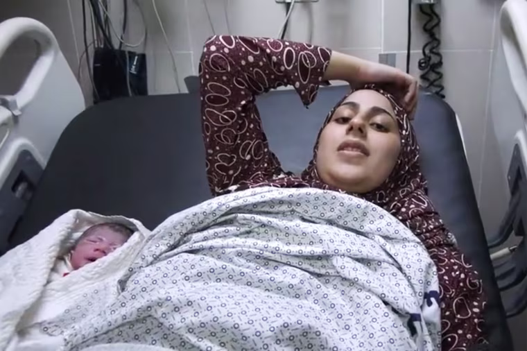 Gaza newborn mothers
