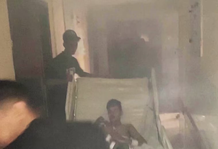 A view of damages inside Al Shifa hospital following Israeli raid, amid the ongoing conflict between Israel and the Palestinian group Hamas, in Gaza City